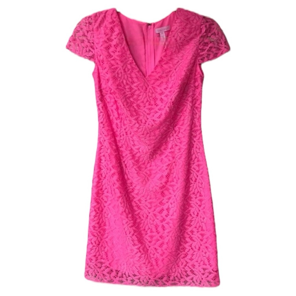 Lilly Pulitzer Size Small Seafoam Green Jungle Lace Erica Dress Like New
